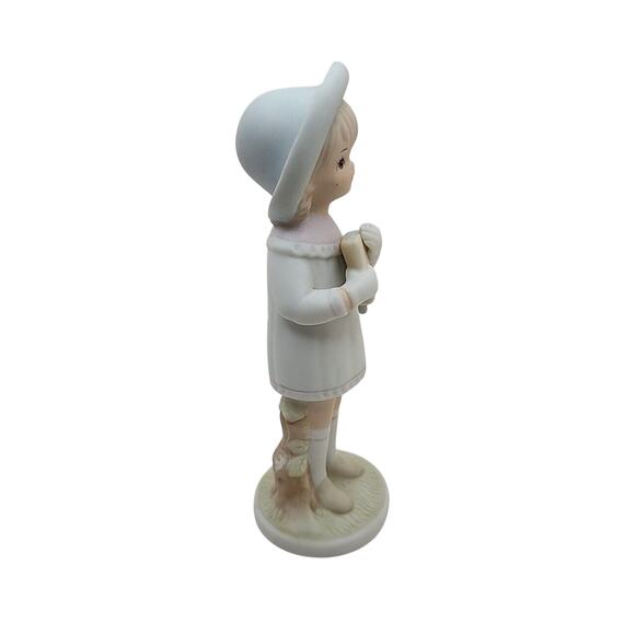 Vtg 1982 Lefton Geo Z Christopher Collection Thanks Unto The Lord 03230 Figurine - Picture 4 of 5